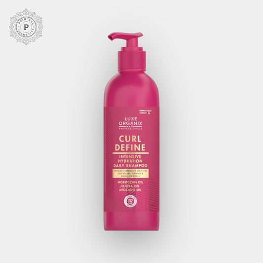 Luxe Organix Curl Define Intensive Hydration Daily Shampoo 220ml لوكس أورجانيكس كيرل ديفاينس شامبو يومي مكثف للترطيب 220 مل