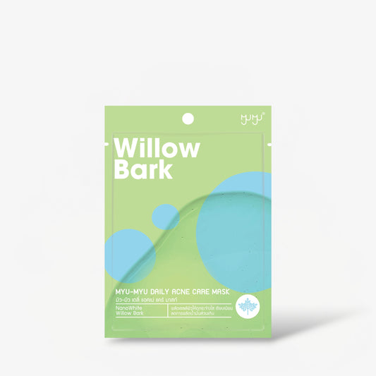 Myu-Myu Willow Bark Daily Acne Mask (1 Sheet) قناع ميو-ميو اليومي لعلاج حب الشباب من لحاء الصفصاف