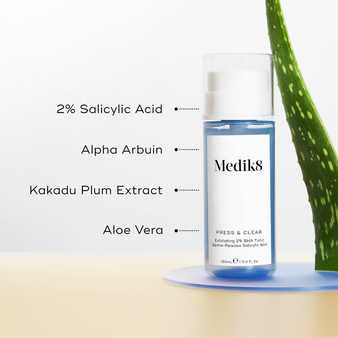 Medik8 Exfoliating 2% BHA Tonic
Gentle-Release Salicylic Acid 150ml