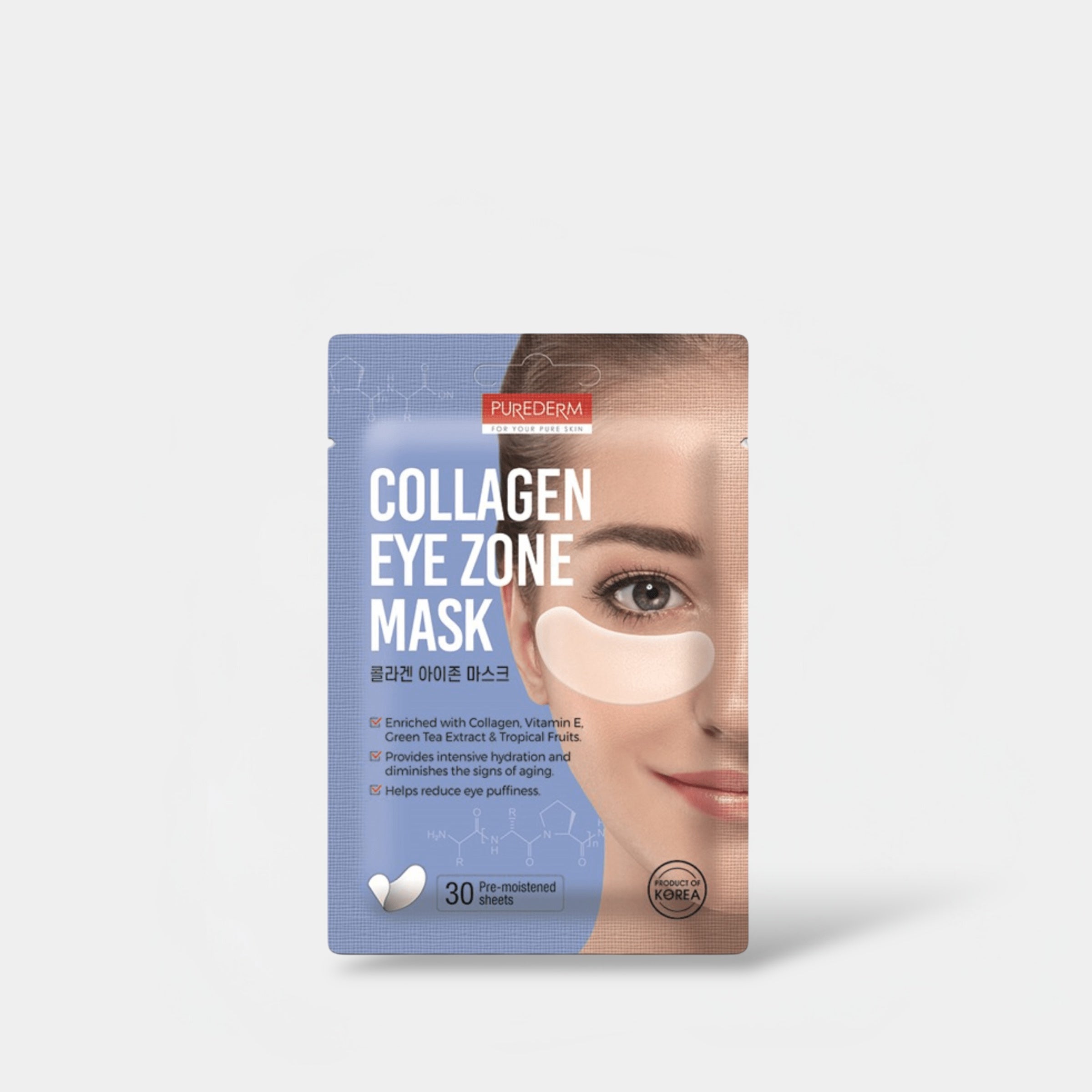 Purederm Collagen Eye Zone Mask (30 Sheets) قناع الكولاجين لمنطقة العي ...