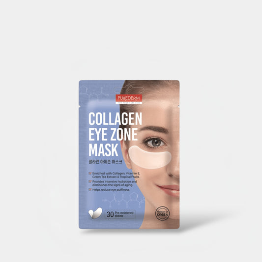 Purederm Collagen Eye Zone Mask (30 Sheets) قناع الكولاجين لمنطقة العين من بيورديرم