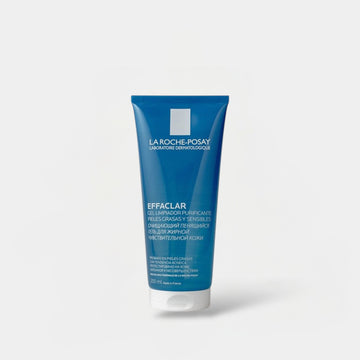 La Roche Posay Effaclar+M Purifying Foaming Gel for Oily Skin and Sensitive Skin 200ml جل إيفاكلار+إم الرغوي المنقي من لاروش بوزيه للبشرة الدهنية والحساسة