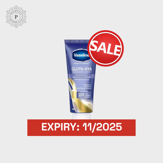 Vaseline Gluta-Hya Serum Burst Lotion Overnight Radiance Repair 300ml - EXPIRY: 11/2025 فازلين جلوتا هيا سيروم لوشن برست لإصلاح الإشراق الليلي 300 مل - انتهاء الصلاحية: 11/2025