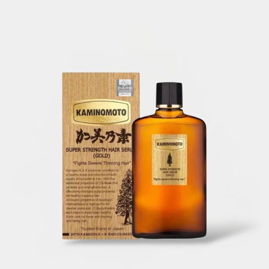 Kaminomoto Super Strength Hair Serum Gold 150ml سيروم الشعر كامينوموتو سوبر سترينث الذهبي
