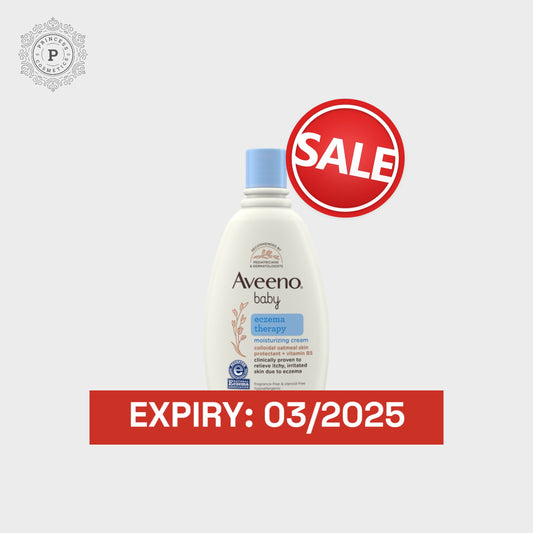 (EXPIRY: 06/2025) Aveeno BABY Eczema Therapy Moisturizing Cream 354ml (انتهاء الصلاحية: 06/2025) كريم مرطب Aveeno علاج أكزيما الطفل