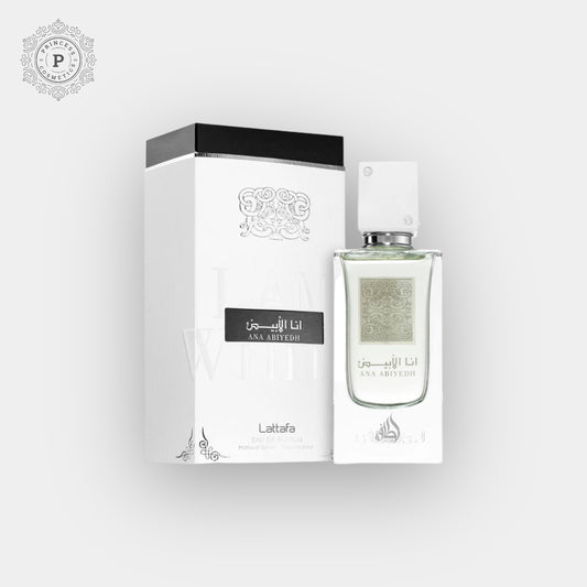 Lattafa Ana Abiyedh White 100ml. لطافة أنا أبيض أبيض 100 مل