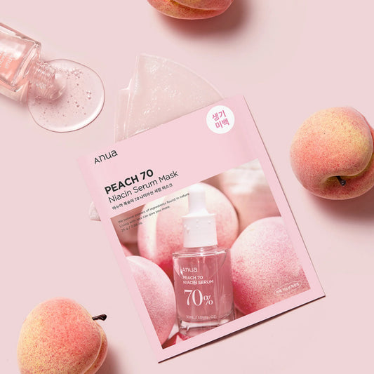 Anua Peach 70 Niacin Serum Mask 25ml أنوا الخوخ 70 قناع مصل النياسين