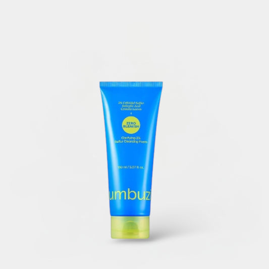 Numbuzin Zero Blemish Clarifying 2% Sulfur Cleansing Foam 150ml نومبوزين زيرو بليميش رغوة تنظيف منقية للبشرة بالكبريت 2%