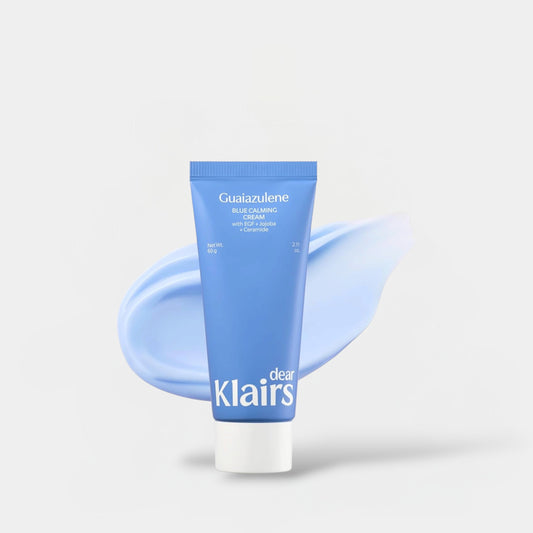 dear Klairs Midnight Blue Calming Cream 60g دير كليرز كريم ميدنايت بلو المهدئ للبشرة
