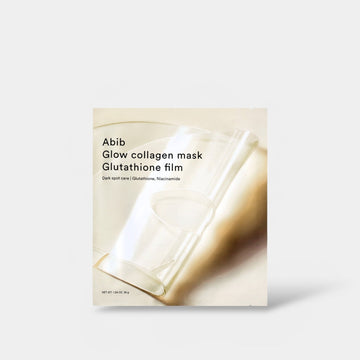 Abib Glow Collagen Mask Glutathione Film (1 Sheet) قناع الكولاجين المتوهج من أبيب مع طبقة الجلوتاثيون - Princess Cosmetics Qatar