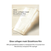 Abib Glow Collagen Mask Glutathione Film (1 Sheet) قناع الكولاجين المتوهج من أبيب مع طبقة الجلوتاثيون - Princess Cosmetics Qatar