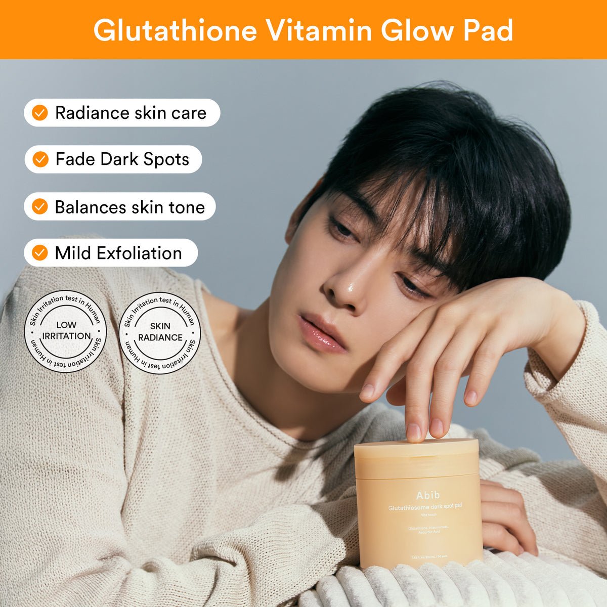 Abib Glutathiosome Dark Spot Pad Vita Touch (60 Pads) أبيب جلوتاثيوسوم وسادة بقعة داكنة فيتا تاتش - Princess Cosmetics Qatar