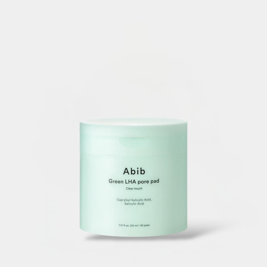 Abib Green LHA Pore Pad Clear Touch (60 Pads) أبيب جرين LHA وسادة المسام لمسة واضحة - Princess Cosmetics Qatar