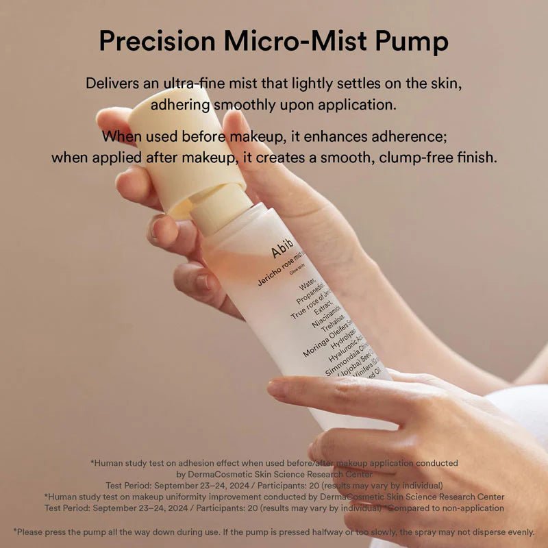 Abib Jericho Rose Mist Serum Glow Spray 100ml أبيب أريحا ريح رذاذ سيروم توهج - Princess Cosmetics Qatar