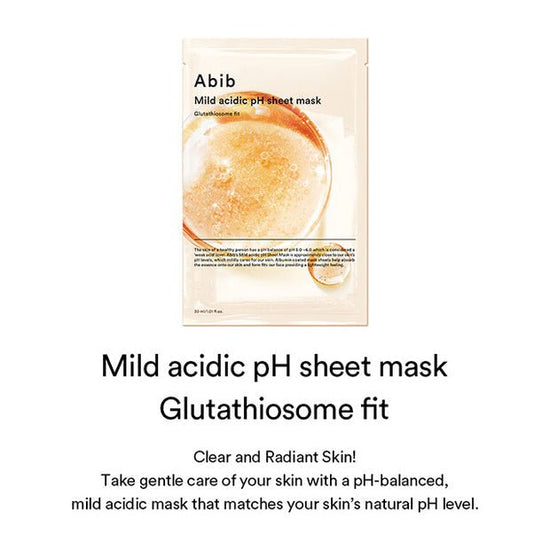 Abib Mild Acidic pH Sheet Mask (1 Sheet) أبيب قناع ورقة الأس الهيدروجيني الحمضية الخفيفة - Princess Cosmetics Qatar