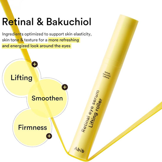 Abib Retinal Eye Serum Lifting Roller 15ml أبيب سيروم شد شبكية العين بالبخاخ الدوار - Princess Cosmetics Qatar