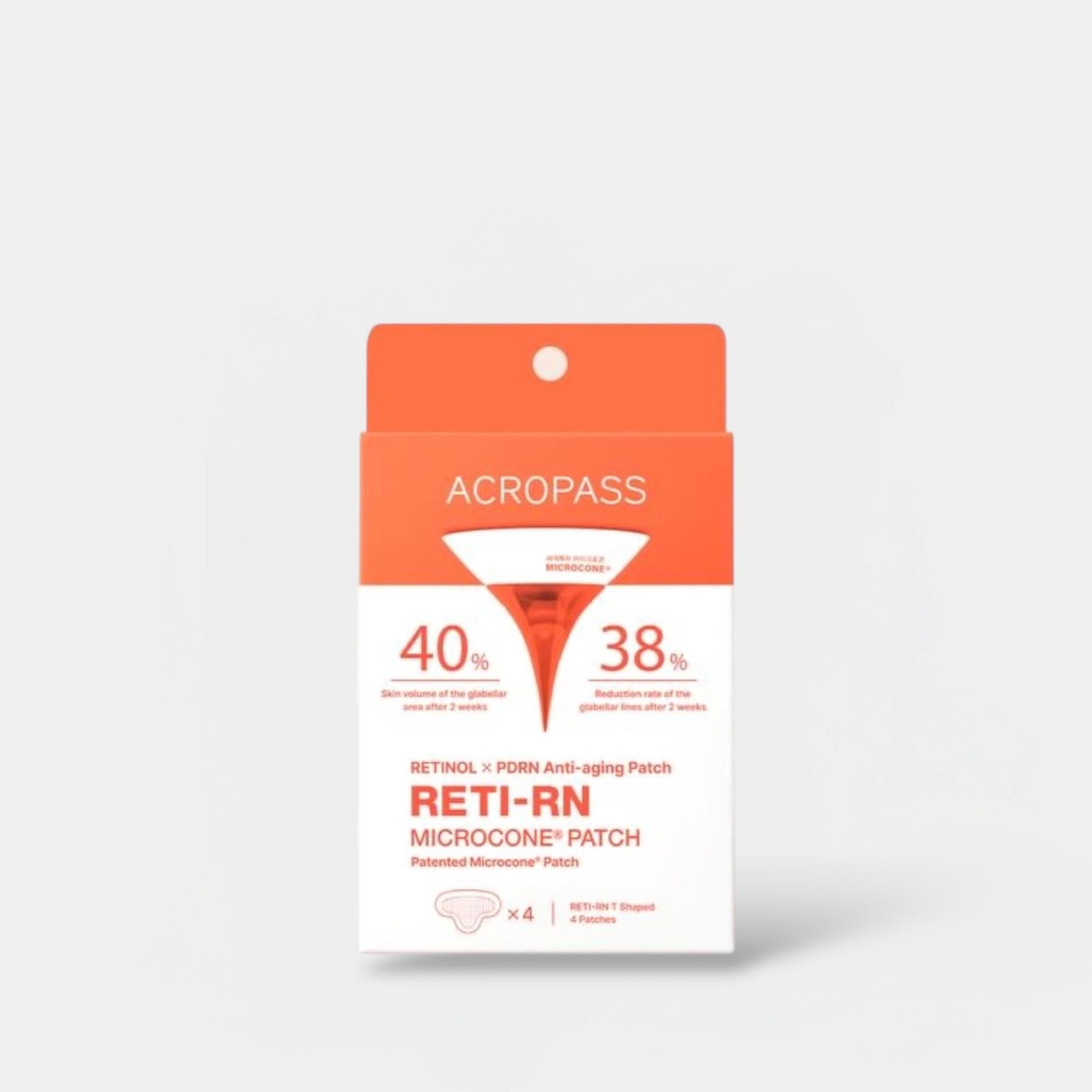 AcroPass Retinol Reti - RN Microcone Patch (T - Shaped) لاصقة أكروباس ريتينول ريتي - آر إن مايكروكون - Princess Cosmetics Qatar