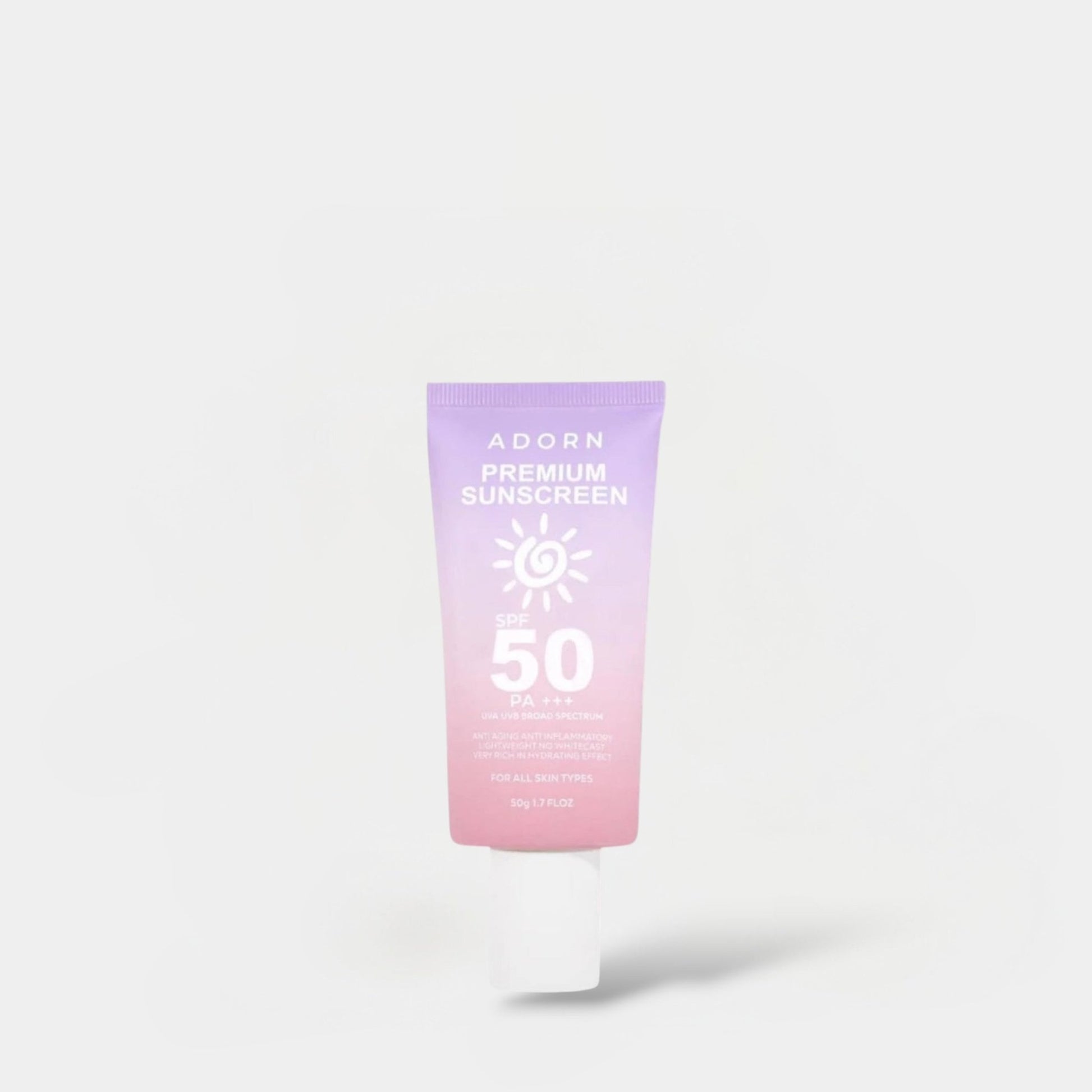 Adorn Premium Sunscreen 50g واقي الشمس الفاخر من أدورن - Princess Cosmetics Qatar
