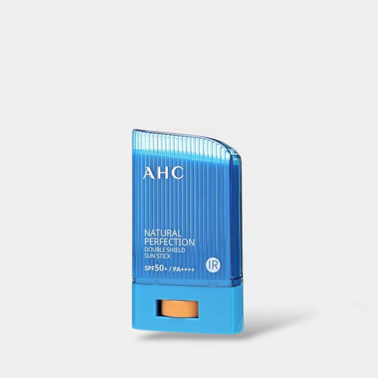 AHC Natural Perfection Double Shield Sun Stick 22g واقي الشمس الكمال الطبيعي من إيه إتش سي ذو الحماية المزدوجة - Princess Cosmetics Qatar