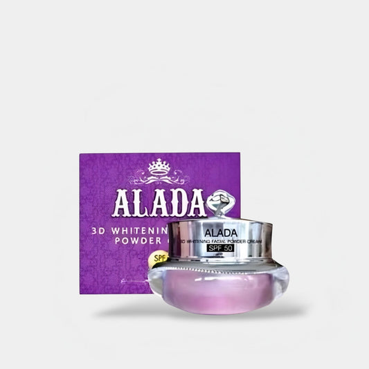 Alada 3D Whitening Face Powder Cream 10g كريم بودرة تبييض الوجه ثلاثي الأبعاد من ألادا - Princess Cosmetics Qatar