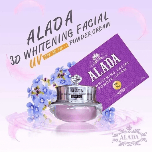 Alada 3D Whitening Face Powder Cream 10g كريم بودرة تبييض الوجه ثلاثي الأبعاد من ألادا - Princess Cosmetics Qatar