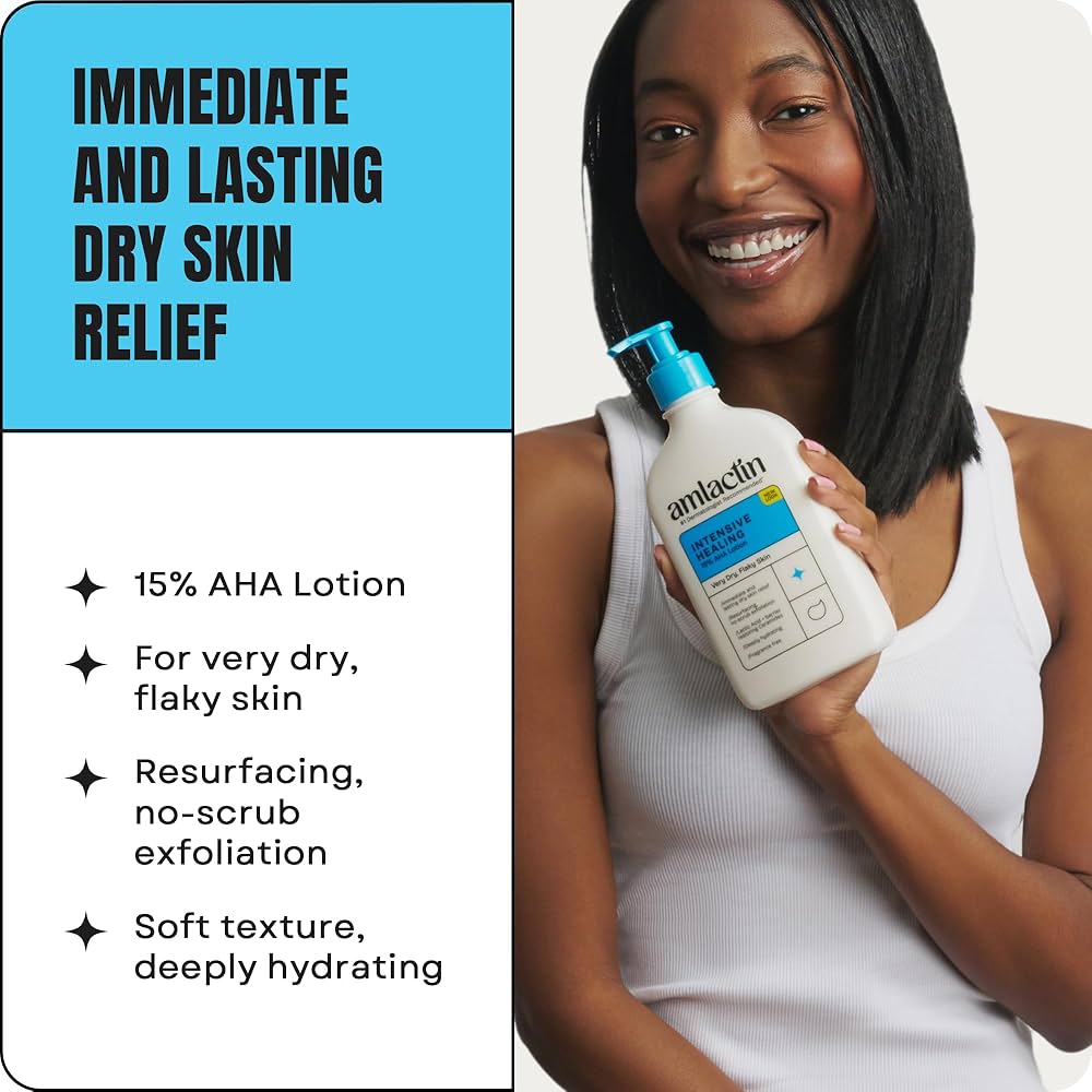 AmLactin Intensive Healing 15% AHA Lotion لوشن أم لاكتين المكثف للشفاء بتركيز 15% من أحماض ألفا هيدروكسي - Princess Cosmetics Qatar