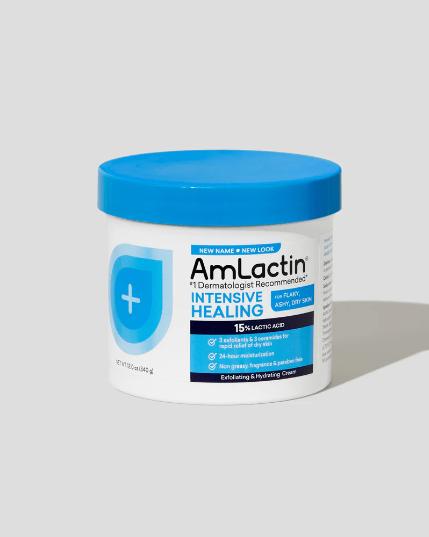 Amlactin Intensive Healing Cream with 15% Lactic Acid 340g. كريم أملاكتين للشفاء المكثف مع حمض اللاكتيك بنسبة 15% 340 جرام - Princess Cosmetics Qatar