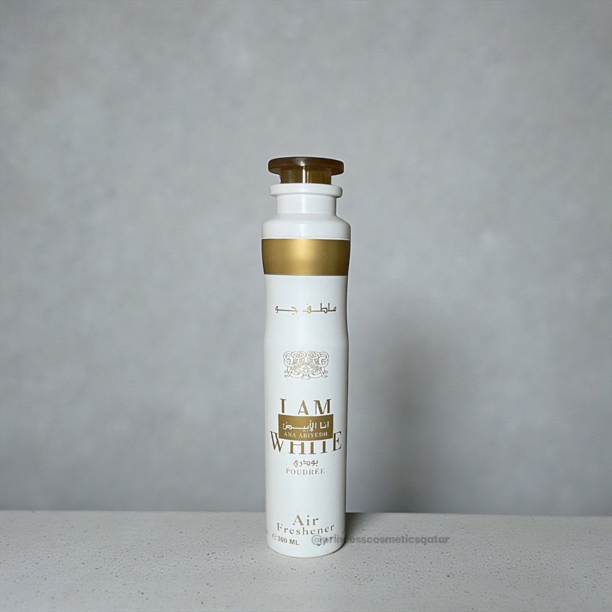 Ana Abiyedh Poudree Air Freshener 300ml معطر الجو آنا أبييد بودري - Princess Cosmetics Qatar