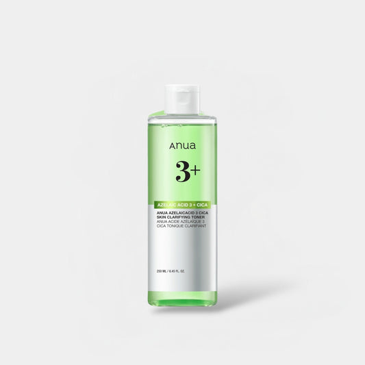 Anua Azelaic Acid 3 Cica Skin Clarifying Toner 250ml تونر أنوا أزيلايك أسيد 3 سيكا لتنقية البشرة - Princess Cosmetics Qatar