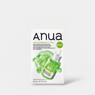 Anua Azelaic Acid Hyaluron Redness Soothing Serum Mask (1 Sheet) قناع مصل مهدئ لاحمرار حمض الهيالورونيك من أنوا أزيليك - Princess Cosmetics Qatar