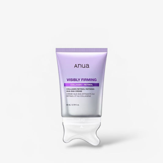 Anua Collagen Retinol Refining Gua Sha Cream 80ml كريم أنوا لتنقية الكولاجين والريتينول بتقنية غوا شا - Princess Cosmetics Qatar
