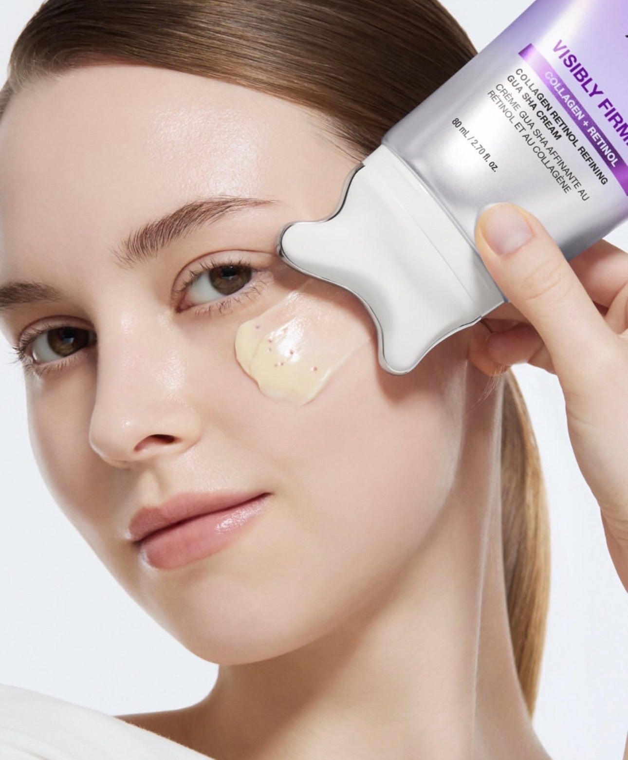 Anua Collagen Retinol Refining Gua Sha Cream 80ml كريم أنوا لتنقية الكولاجين والريتينول بتقنية غوا شا - Princess Cosmetics Qatar