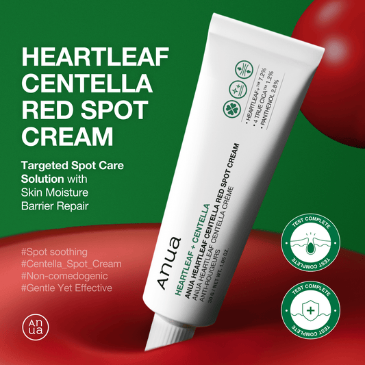 Anua Heartleaf Centella Red Spot Cream 30ml كريم أنوا هارتليف سنتيلا للبقع الحمراء - Princess Cosmetics Qatar