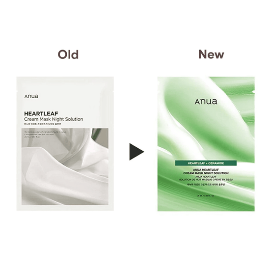 Anua Heartleaf Cream Mask Night Solution (1 Sheet) قناع كريم أنوا هارتليف الليلي - Princess Cosmetics Qatar