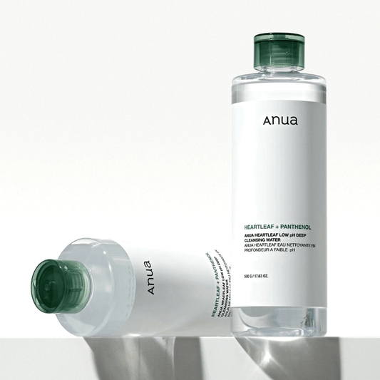 Anua Heartleaf Low pH Deep Cleansing Water 500g ماء أنوا هارتليف منخفض الحموضة للتنظيف العميق - Princess Cosmetics Qatar