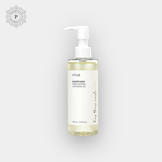 Anua Heartleaf Pore Control Cleansing Oil (2 size) أنوا هارتليف زيت منظف للتحكم في المسام - Princess Cosmetics Qatar