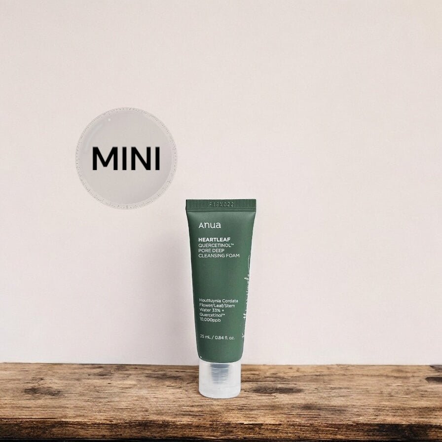 Anua Heartleaf Quercetinol Pore Deep Cleansing Foam رغوة تنظيف المسام العميقة أنوا هارتليف كيرسيتينول - Princess Cosmetics Qatar