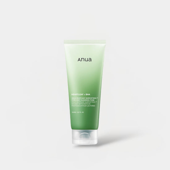 Anua Heartleaf Quercetinol Pore Deep Cleansing Foam رغوة تنظيف المسام العميقة أنوا هارتليف كيرسيتينول - Princess Cosmetics Qatar