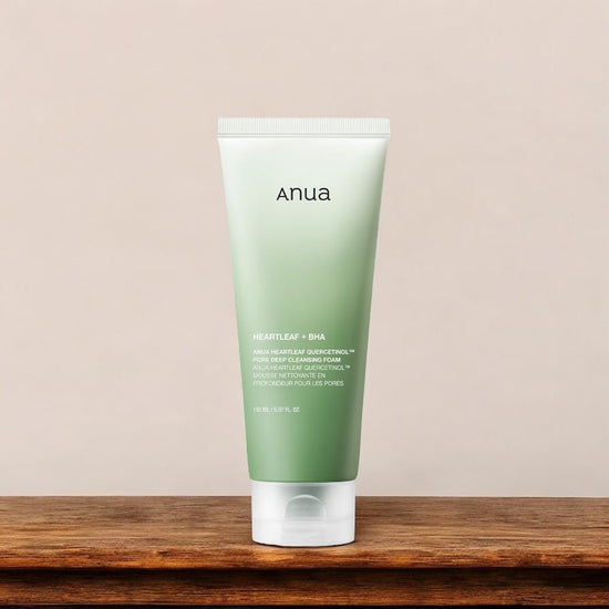Anua Heartleaf Quercetinol Pore Deep Cleansing Foam رغوة تنظيف المسام العميقة أنوا هارتليف كيرسيتينول - Princess Cosmetics Qatar