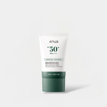 Anua Heartleaf Silky Moisture Sun Cream 50ml أنوا هارت ليف سيلكي مويستشر كريم الشمس - Princess Cosmetics Qatar