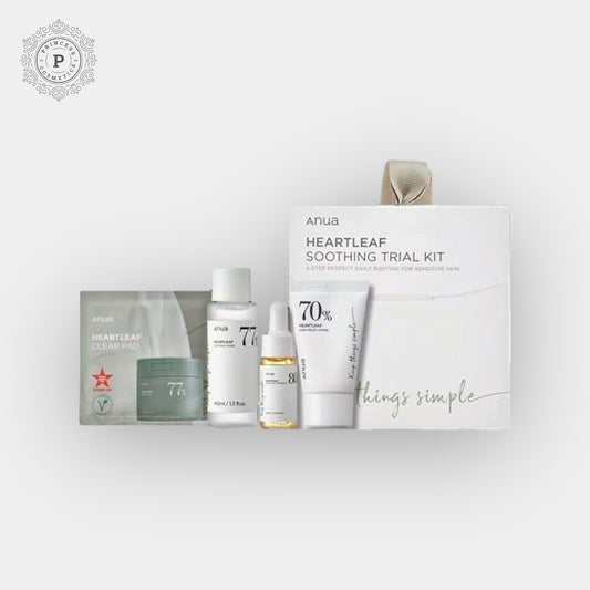 Anua Heartleaf Soothing Trial Kit أنوا هارتليف طقم محاكمة مهدئ - Princess Cosmetics Qatar