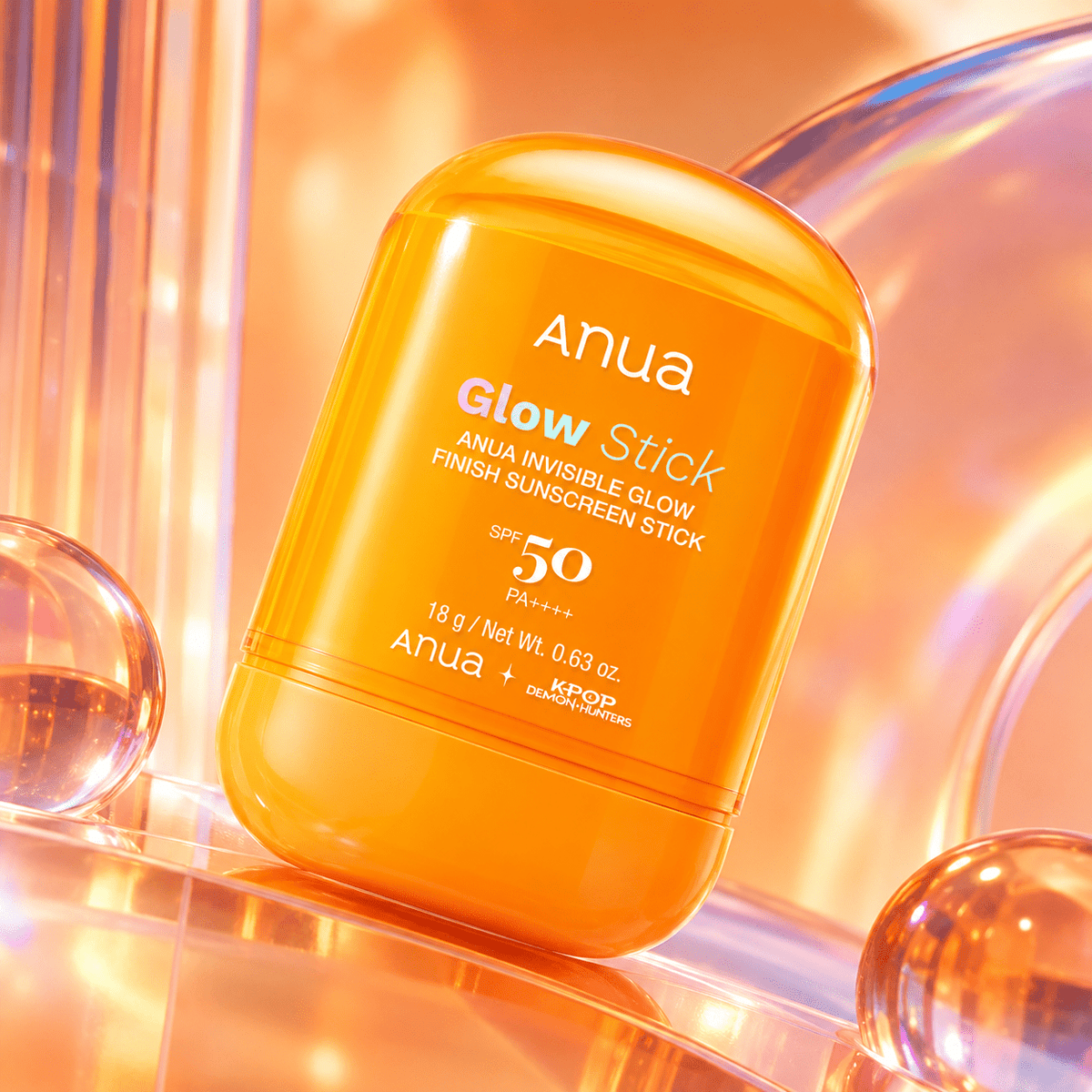 Anua Invisible Glow Finish Sunscreen Stick 18g عصا واقي الشمس أنوا بلمسة نهائية متوهجة غير مرئية - Princess Cosmetics Qatar