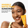 Anua Invisible Matte Finish Sunscreen 50ml واقي الشمس أنوا غير المرئي ذو اللمسة النهائية غير اللامعة - Princess Cosmetics Qatar