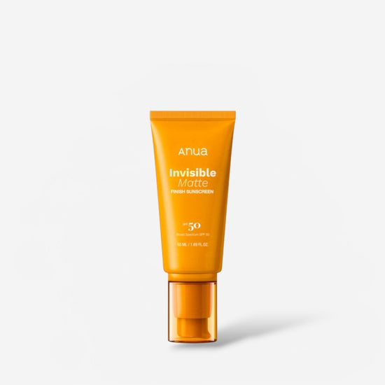 Anua Invisible Matte Finish Sunscreen 50ml واقي الشمس أنوا غير المرئي ذو اللمسة النهائية غير اللامعة - Princess Cosmetics Qatar