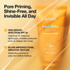Anua Invisible Matte Finish Sunscreen 50ml واقي الشمس أنوا غير المرئي ذو اللمسة النهائية غير اللامعة - Princess Cosmetics Qatar