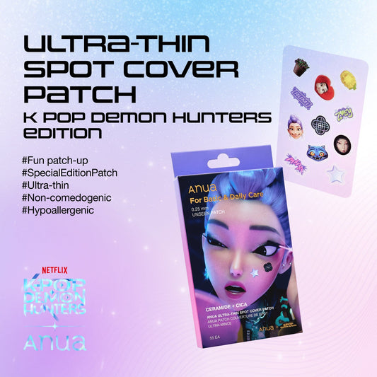 Anua KPOP Demon Hunter Ultra-Thin Spot Cover Patch (55 Patches) رقعة غطاء أنوا كيبوب ديمون هانتر فائقة الرقة - Princess Cosmetics Qatar