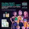 Anua Kpop Demon Hunters Glow Skin Discovery Set مجموعة أنوا كيبوب ديمون هانترز جلو سكين ديسكفري - Princess Cosmetics Qatar