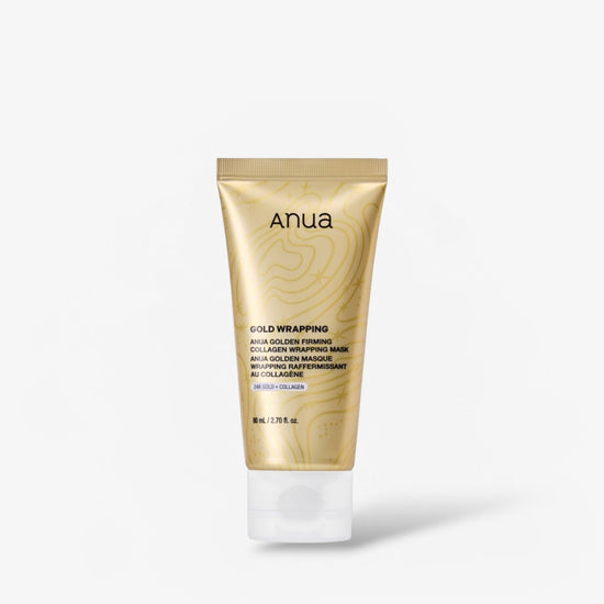 Anua KPOP Demon Hunters Golden Firming Collagen Wrapping Mask 80ml قناع الكولاجين الذهبي لشد البشرة من أنوا، أحد أعضاء فرقة كيبوب ديمون هانترز - Princess Cosmetics Qatar