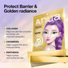 Anua KPOP Demon Hunters Golden Pattern Ceramide Barrier Collagen Mask (1 Sheet) قناع الكولاجين ذو النمط الذهبي من سيراميد من أنوا، أحد أعضاء فرقة كيبوب ديمون هانترز - Princess Cosmetics Qatar