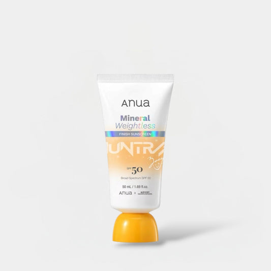 Anua KPOP Demon Hunters Mineral Weightless Finish Sunscreen 50ml واقي الشمس المعدني الخفيف الوزن من أنوا كيبوب ديمون هانترز - Princess Cosmetics Qatar